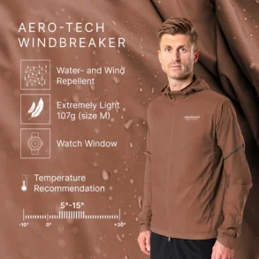 Liiteguard AERO-TECH_WINDBREAKER_MEN_-Top-LG1062-Cocoa_Brown
