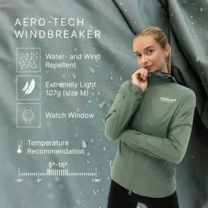Liiteguard AERO-TECH_WINDBREAKER_WOMEN_-Top-LG1063-Grey_green-11